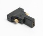 Перехідник Viewcon VD 038 B HDMI AF - DVI M (24+1), поворотний